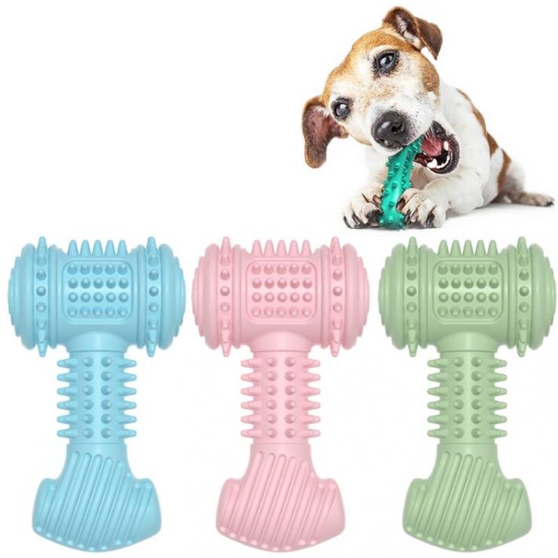 Pet Chewing Toys Hammer Shape Dog Teething Cleaning Stick