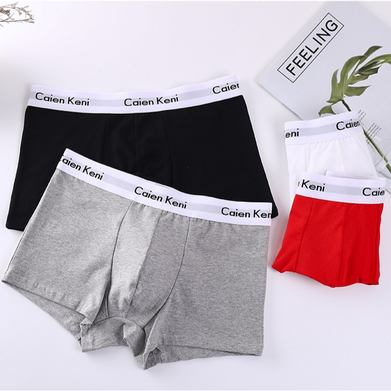 ​Men's Cotton Boxer Briefs Breathable Mid-Rise Underwear Soft Comfortable Multipack​