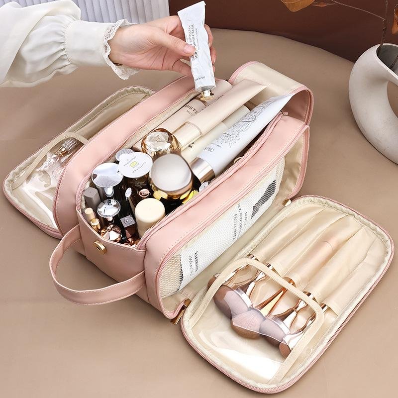 Makeup Tools & Accessories Cosmetic Bag High End Large Capacity Portable Three Layer High Value Business Trip Travel Waterproof Storage Bag
