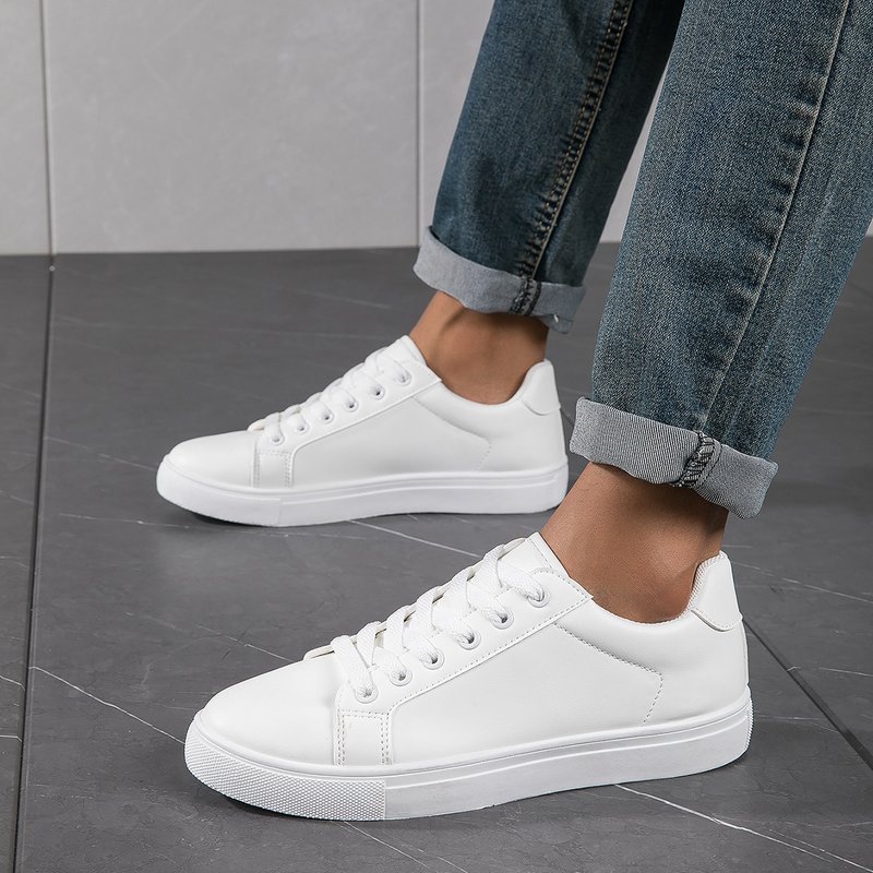 Men’s Shoes Men's White Shoes Large Size Sneakers