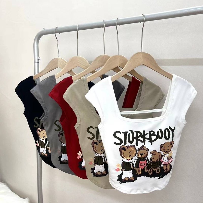 Women's short beautiful back outerwear sports bra inner top