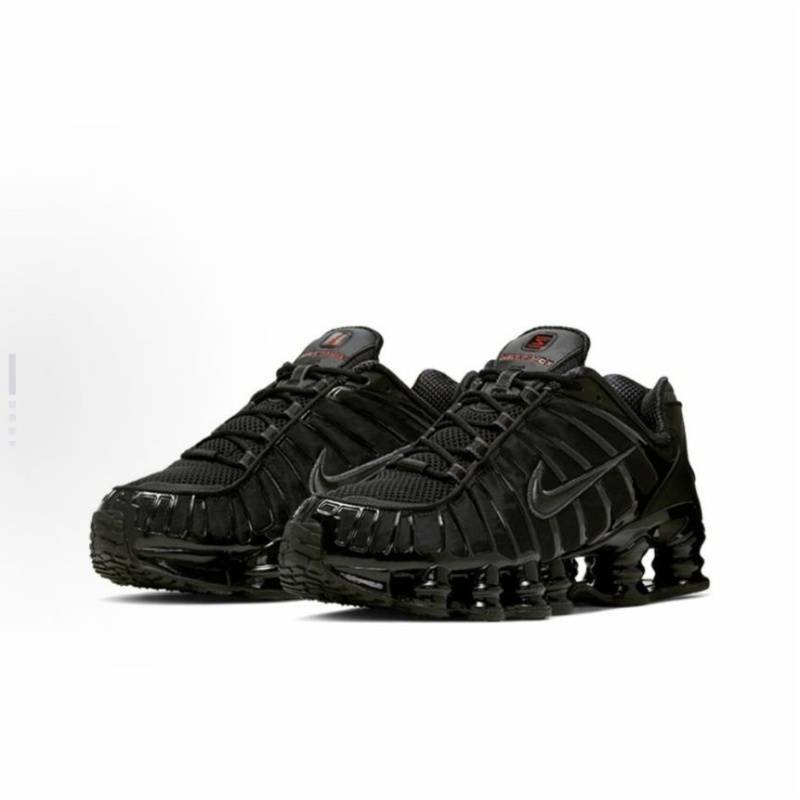 Nike Shox TL Series "Black Metallic Hematite" Low Cut Casual City Commuting Running Shoes