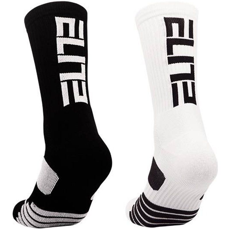 Elite Performance Basketball Socks For Men & Women - Moisture-Wicking, Anti-Slip, Cushioned With Terry Sole - Mid-Calf Athletic Socks For Running