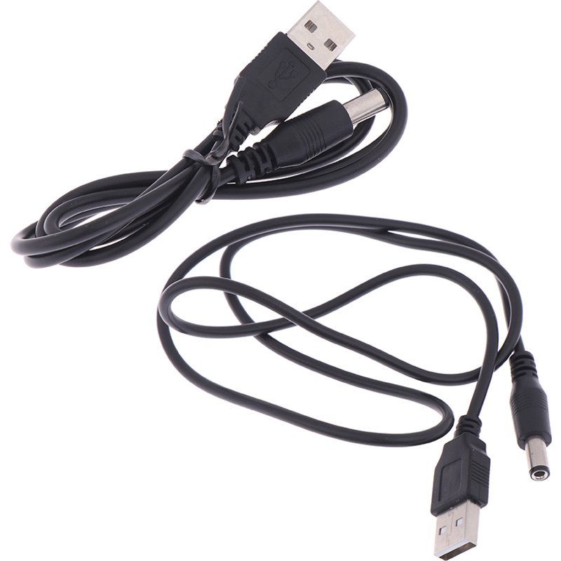 1PCS 5V Charger Power to DC 5.5mm*2.1mm Plug Jack USB Power Cable For MP3/MP4 Player Laptop