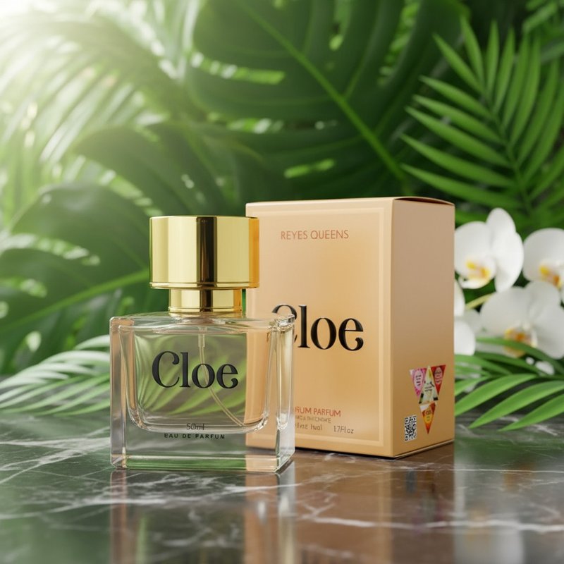 Everlyx - Perfume Femenino "Cloe" De Reyes Queens Eau De Parfum De 50 Ml - Fragancia Atemporal Con Toques Florales Y Empolvados