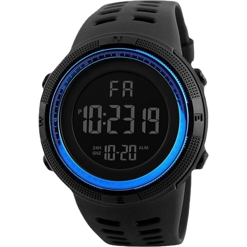 Men's Smart Electronic American Outdoor Student Waterproof Alarm Clock Sports Watch