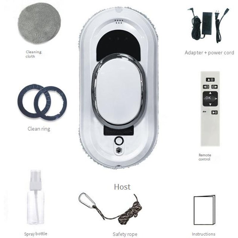 Window Cleaning Robot Hotel Home Cleaning Window Cleaning Robot Remote Control Intelligent Multi Scene Window Cleaning Device