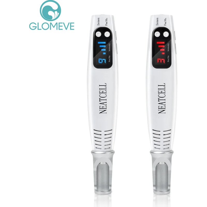 Picosecond Laser Pen Freckle Acne Tattoo Removal Dark Spot Pigment Blue&Red Light hine Scar Mole Remover Beauty Care