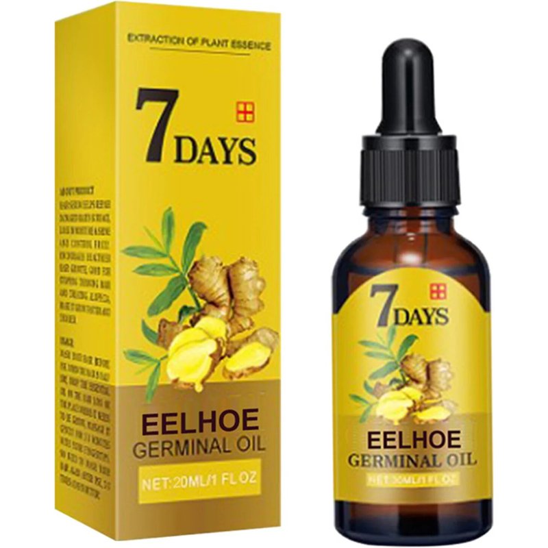 Hair Growth Serum Oil 10/20/40ml Dense Regrowth Ginger Hair Care Repair Liquid Essential Anti Loss