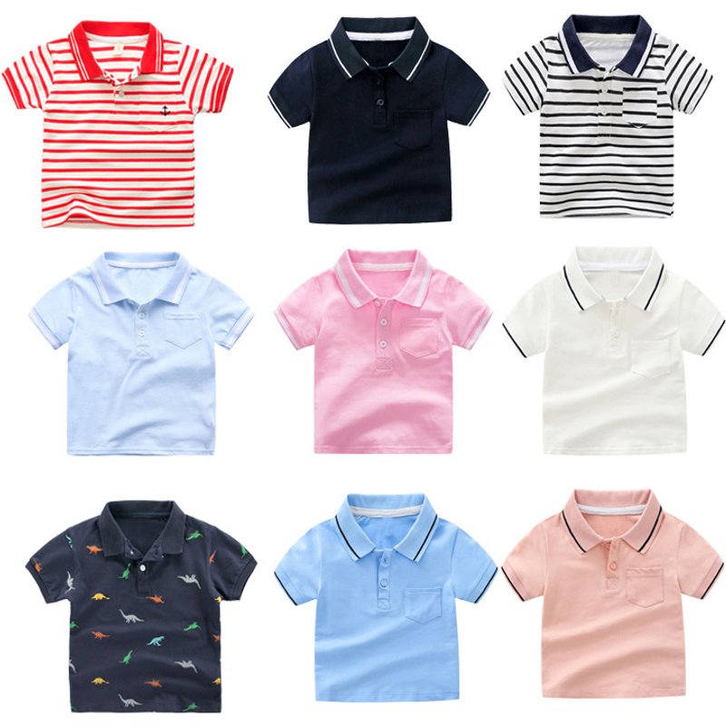 Mother & Kids Boys Summer Short Sleeved T Shirt Children's Round Neck Shirt Baby Three Dimensional Cartoon Casual Short Sleeved Top New Style