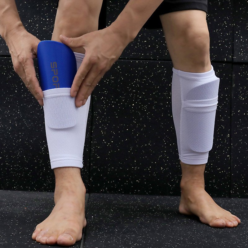 Double Layer High Elastic Silk Football Socks With Covered Pockets Long Leggings Socks Sports Bottomless Socks Leggings