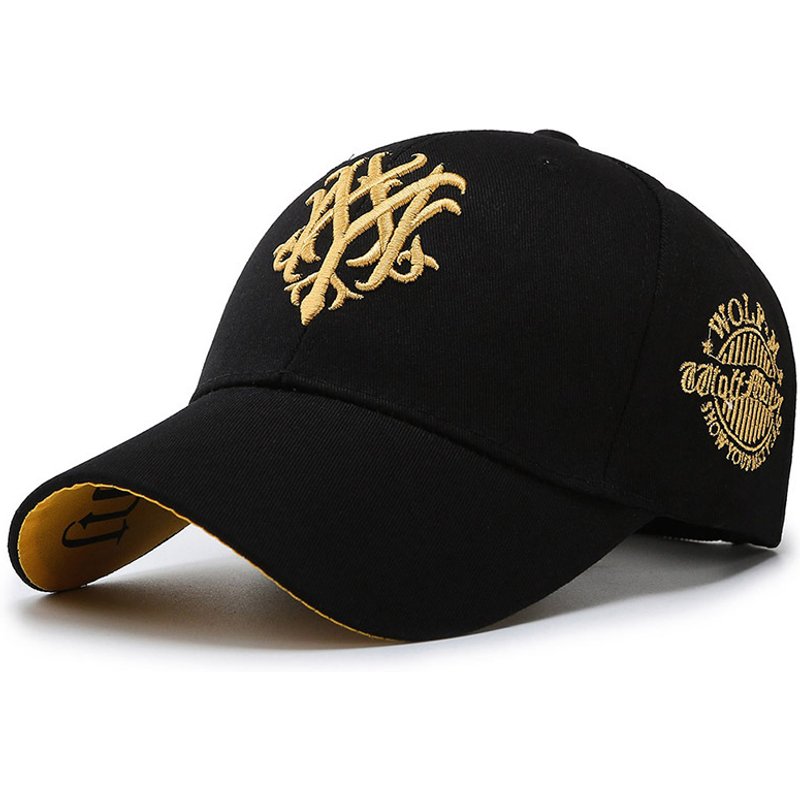 Hat Men's Four Seasons Embroidered Letter Baseball Hat Sunshade Sunscreen Sports Duck Tongue Hat Fashion Adult Cotton Hat