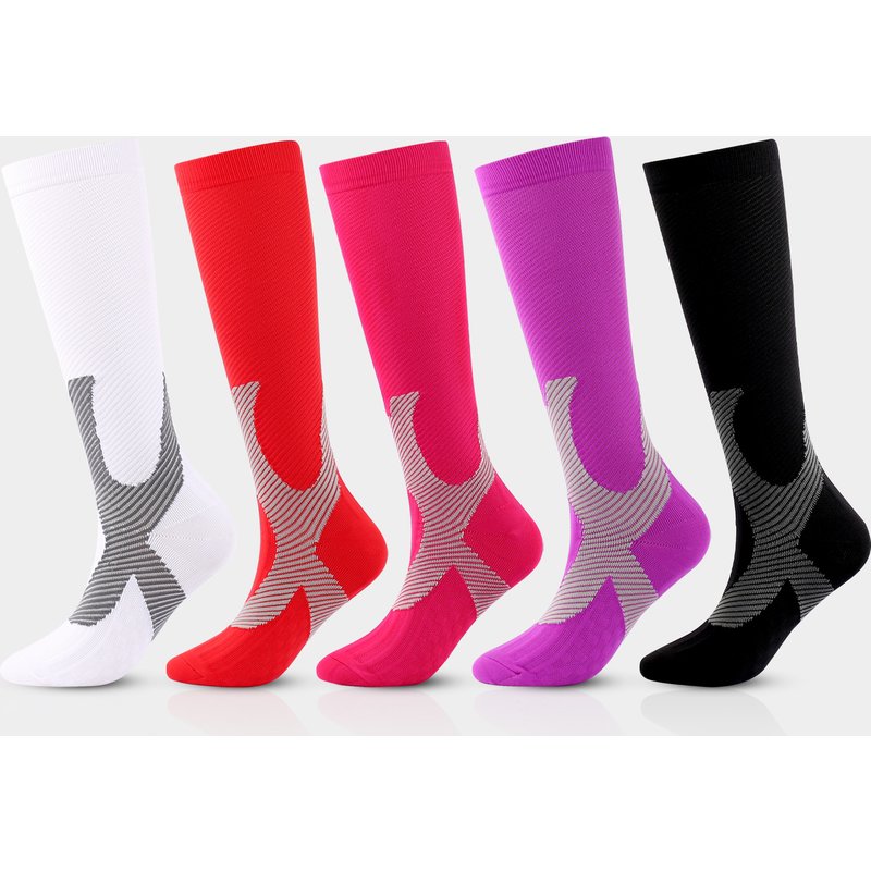 Socks celebrity hot selling nylon compression socks outdoor sports leggings running men and women compression adult socks factory direct sales