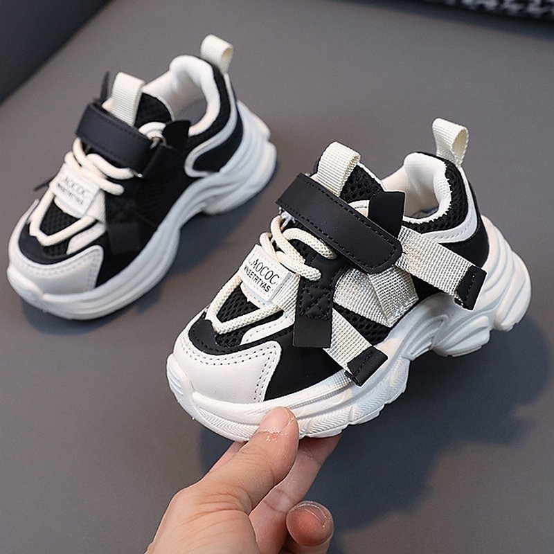 XUANMU Children's Casual Shoes Boys Girls Baby Toddlers Kids Sports Running Sneakers for Kindergarten School Air Mesh Breathable X086B