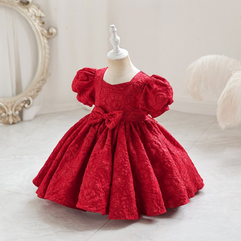 Kids’ Clothing Girls Skirt Dress Dress High end Girl Baby One Year Old Dress Flower Girl Dress Children Tutu Skirt Princess Skirt Girl