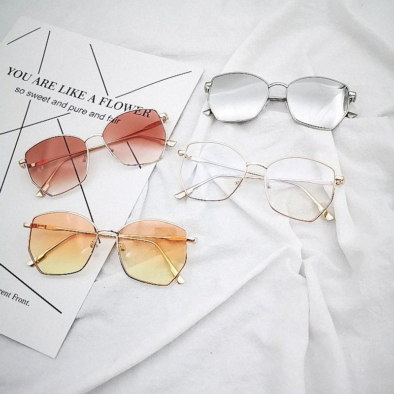 Mother&Kids Sunglasses Polygon Boys & Girls Sunglasses Street Catwalk Baby Glasses Tidal UV Protection