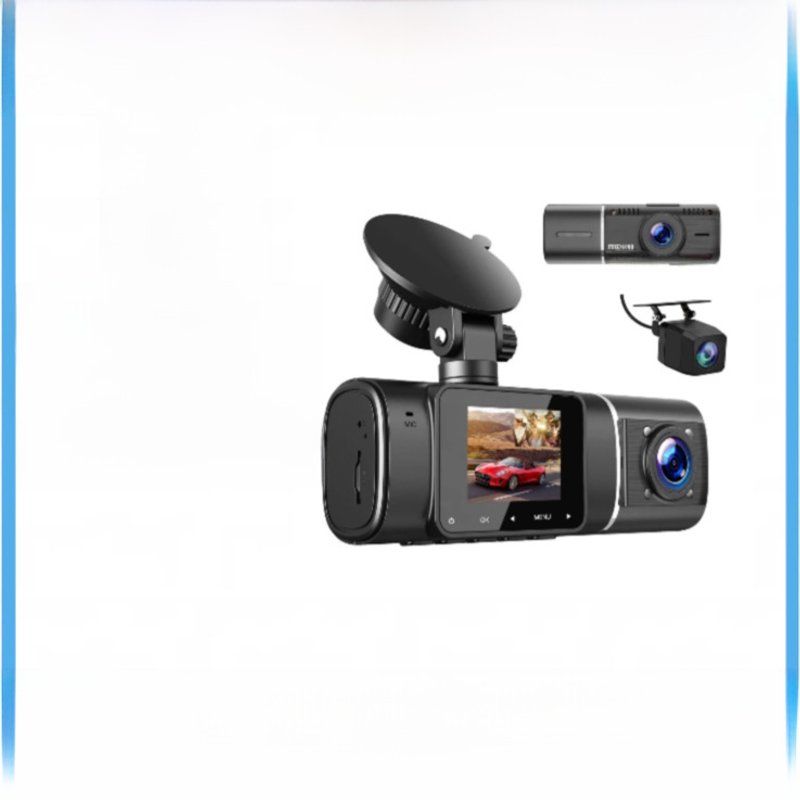 Private model 1.5 inch car recorder 3 record with display 1080 1080P 720P HD foreign trade driving recorder