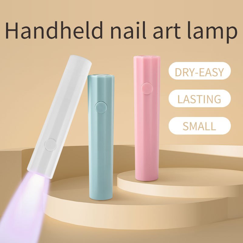 Handheld Nail Lamp, Small And Portable Rechargeable Mini Phototherapy Lamp, Nail Plate Baking Lamp, Nail Art Handheld Phototherapy Lamp
