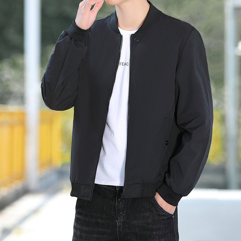 baseball uniform jacket for men spring and autumn 2023 trendy thin jacket casual fashion jacket tops wholesale