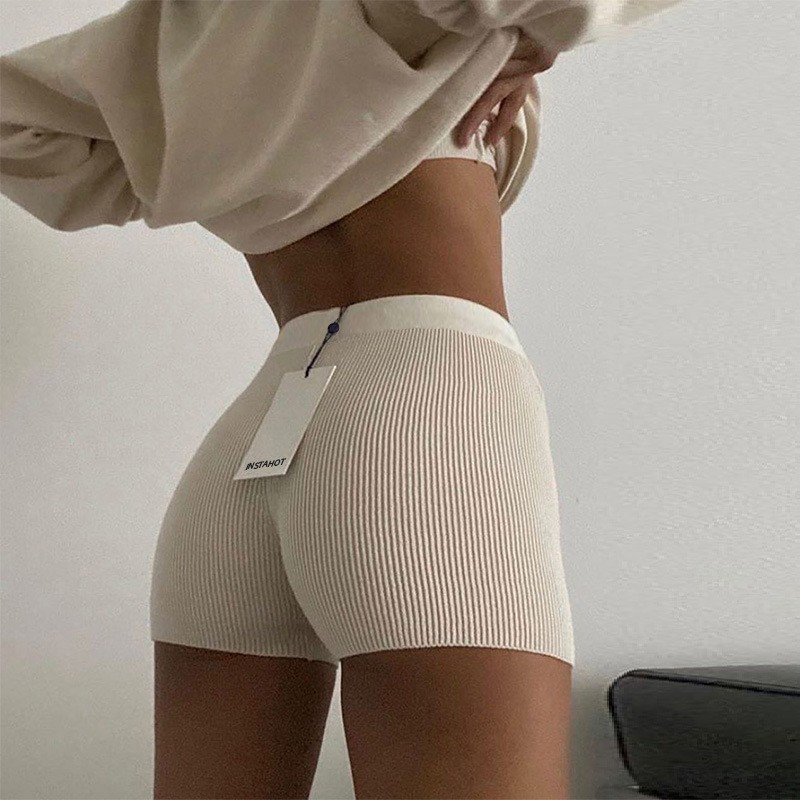 Women's shorts comfortable leggings fitness home yoga pants street trendy style boxer shorts