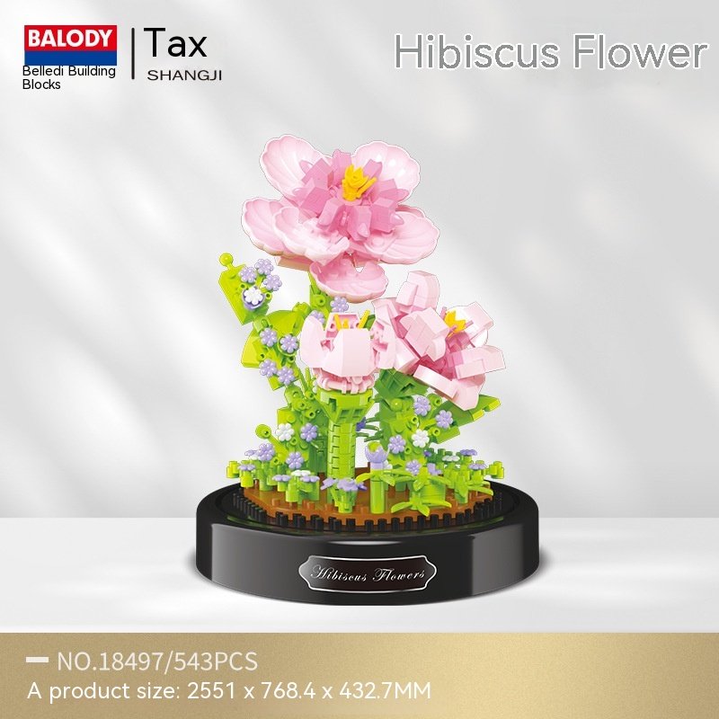 Eternal Flowers, Wooden Flower Decorations, Children's Assembly And Insertion Toys, Small And Female Gift Belts, Display