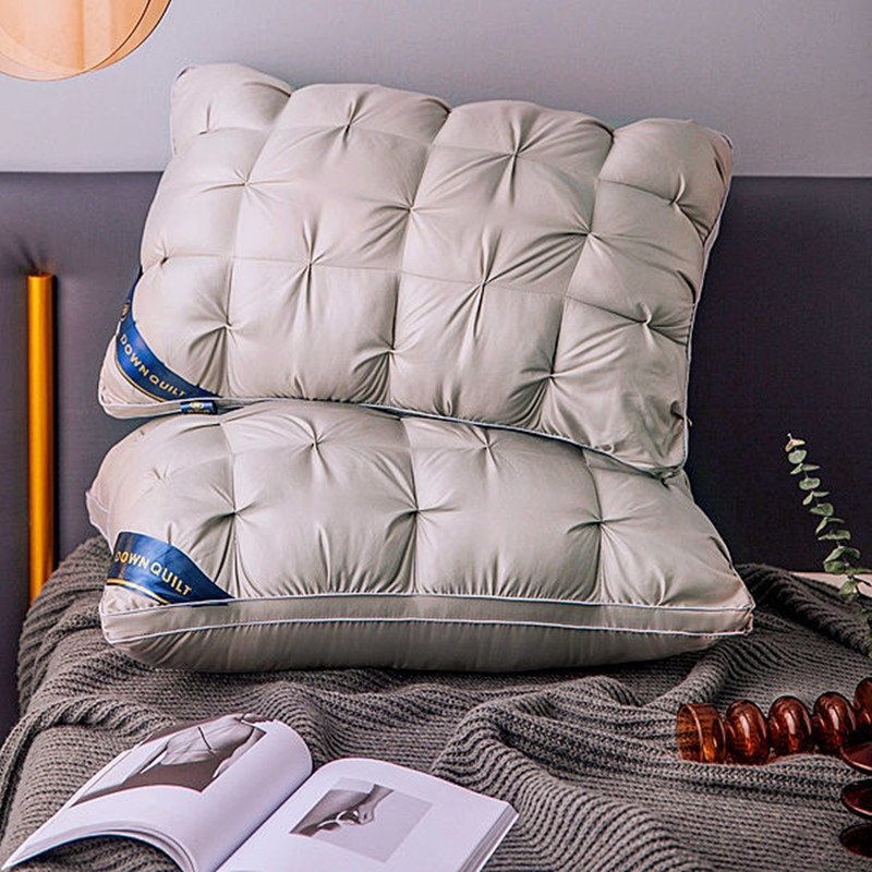 Home Furniture hotel pillow non collapse pair high and low pillow core neck pillow core home bed and breakfast pillow whole head