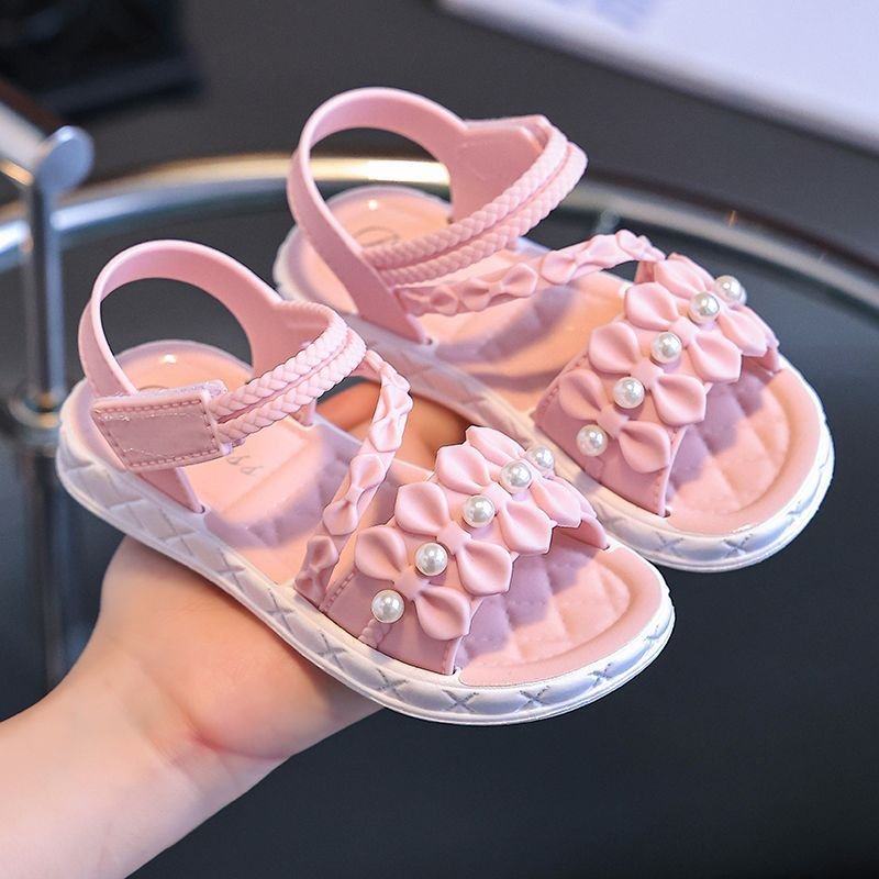 Kid's Clothing Girls sandals new summer baby girl sandals for middle and large children girls students outdoor breathable children princess shoes