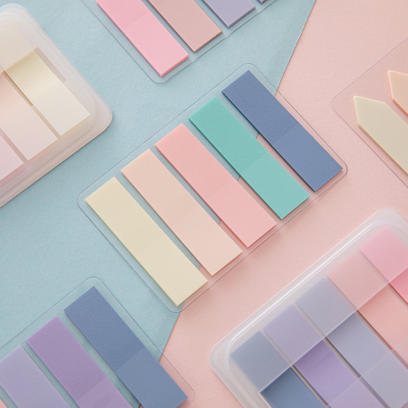 Morandi Color Sticky Notes Ins Style Color Index Stickers Office Student Sticky Notes Stickers Spot