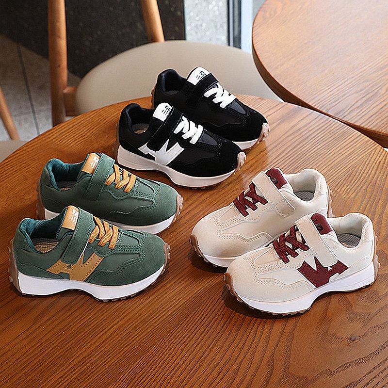 XUANMU Children Sneakers Boys Girls Casual Shoes Soft Bottom Non-slip Breathable Mesh Running Shoes Kid Riding Comfortable Sports Shoes Z0044