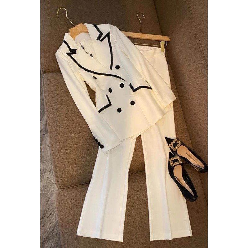 Women's Clothing goods professional work clothes white suit suits for women spring and autumn casual fashion formal occasions high end feeling