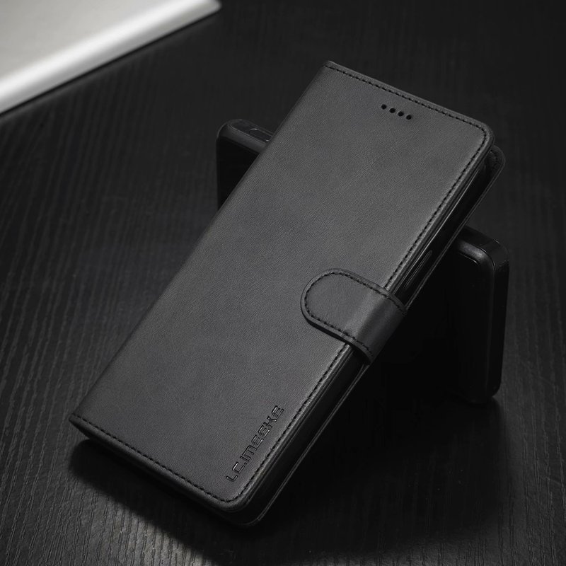 TechGlobe Compatible IPhone 14 16E Calfskin Card Slot Cover 15 Pro Max 17 Flip Protective Case