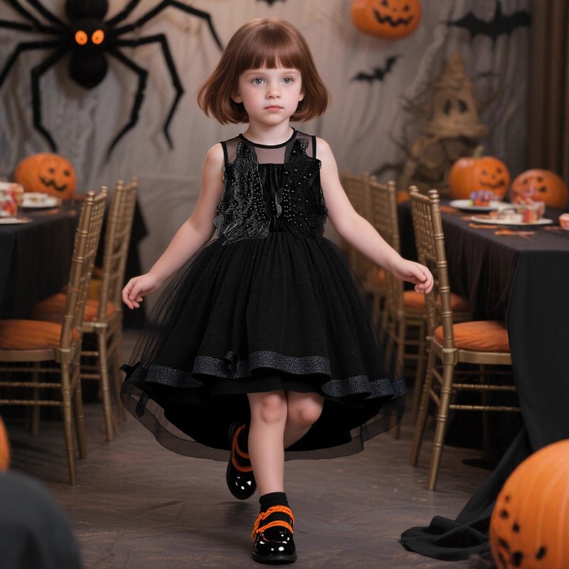 Princess Dresses For Girls High End Children's Clothing Piano Performance Costumes Halloween Dresses Toddler Girls Hostess Evening Wear 3-7 Years