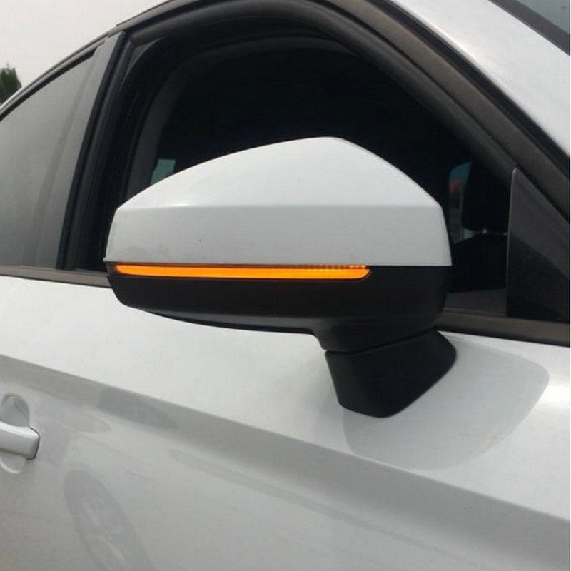 2pcs for Audi A3 S3 8V RS3 Dynamic Scroll LED Turn Signal Light 2014 2015 2016 2017 2019 2020 Mirror Indicator blinker sweeping