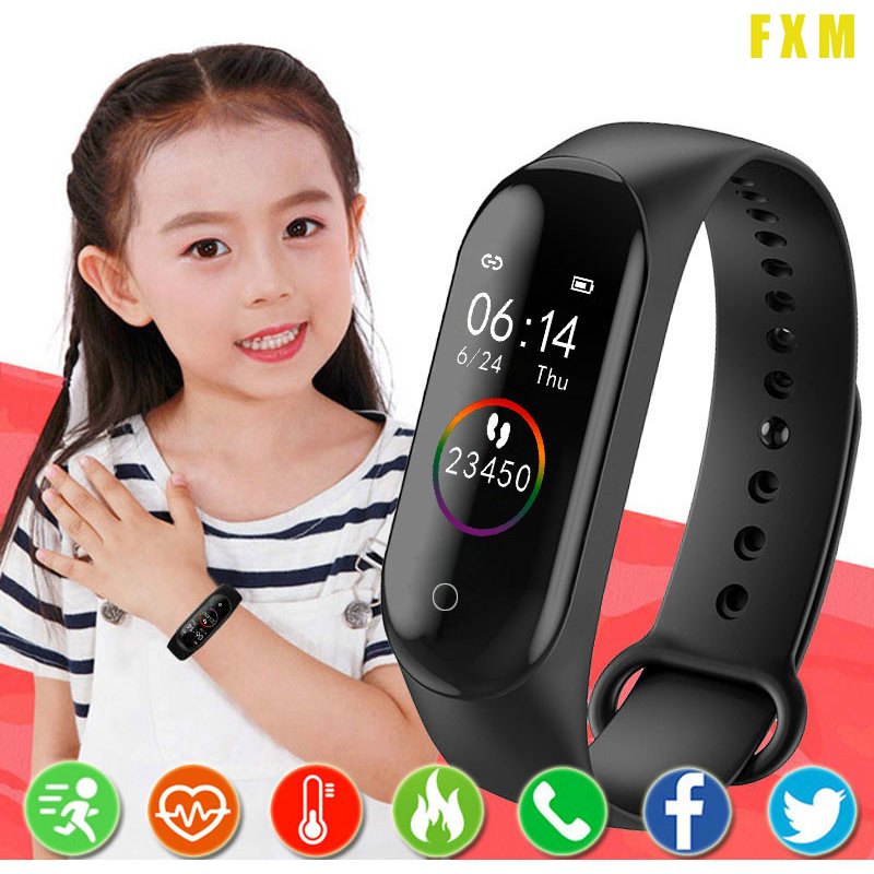 Smart Watch Kids Watches Children For Girls Boys Sport Bracelet Child Wristband Fitness Tracker Smartwatch Waterproof