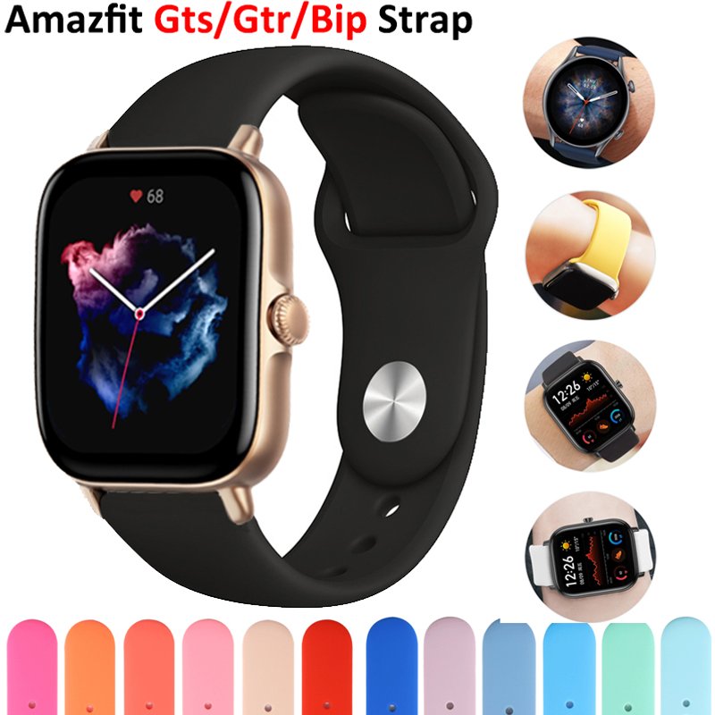 20mm 22mm watch Strap Fr Amazfit gts 4/3/2/gts4 2 mini/Gtr/2e/Pr 47mm Smartwatch Wristband Bracelet Amazfit