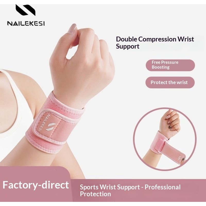 PeakGo Guard Sports Wrist Brace Wristband Fitness Women's Sprain Men's Badminton Equipment Tennis Basketball Strain