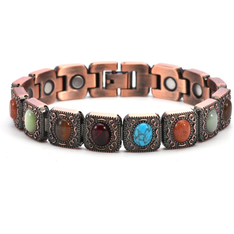 New Style Diamond-Encrusted Fashion Magnetic Non-Inlaid Bracelet Hot Sale
