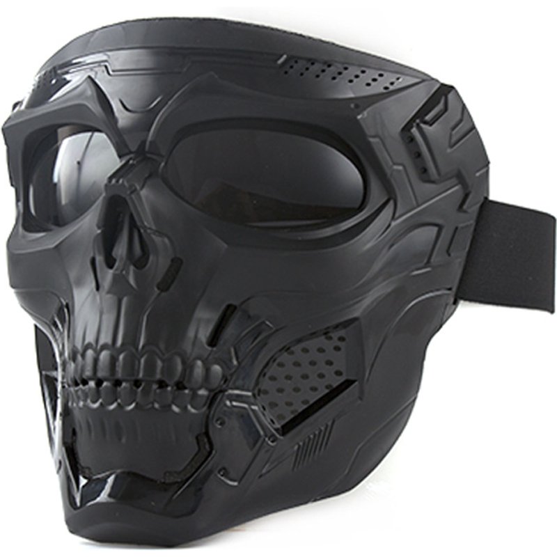 LazyZoom ¥%#Skull Military Enthusiast Tactical Goggles Outdoor Motorcycle Helmet Mask Riding Windproof Glasses Skiing CX