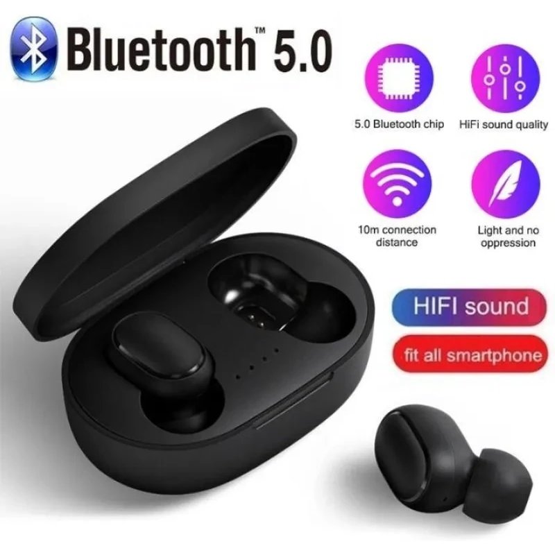 A6S TWS Wireless Headphones Bluetooth Earphone Sport Earbuds HIFI Headset With Mic For Phone