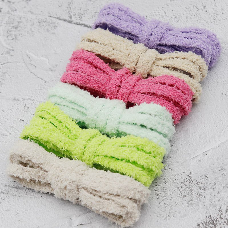 Shoelaces Creative Homemade Cute Fluffy Shoelaces For Women, Trendy And Suitable For Both High Top And Low Top White Sneakers