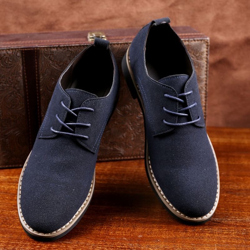 Man Formal Evening Shoes Leather Wingtip