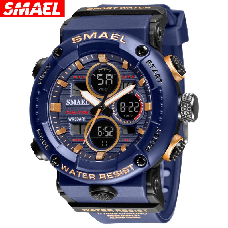 Smael smael men's watch men's watch students' electronic watch trend multifunctional Waterproof Sports Watch