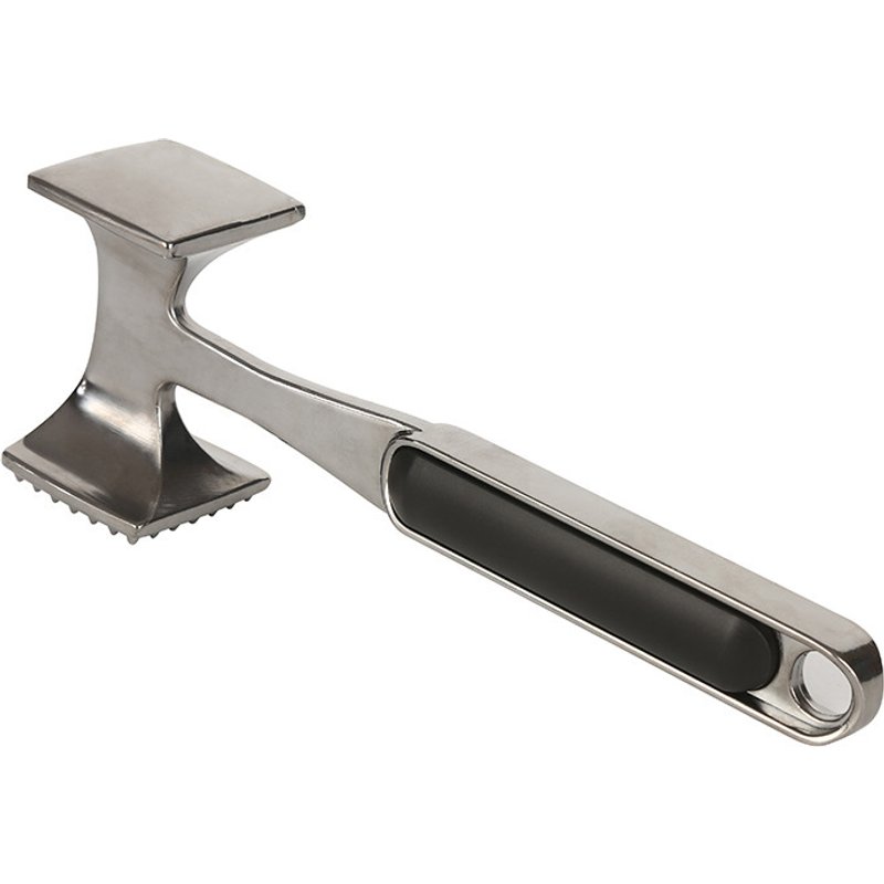 OXO Steel Meat Tenderizer - Dishwasher Safe | Heavy Duty | Silver Kitchen Essential