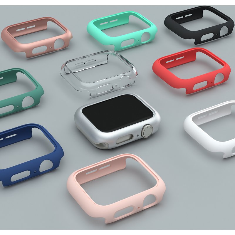 Fashion Matte Protective Case for Apple Watch SE Cover 7 6 5 4 3 PC Bumper 41mm 44mm 38mm 42mm 45mm Hard Shell for iWatch Frame