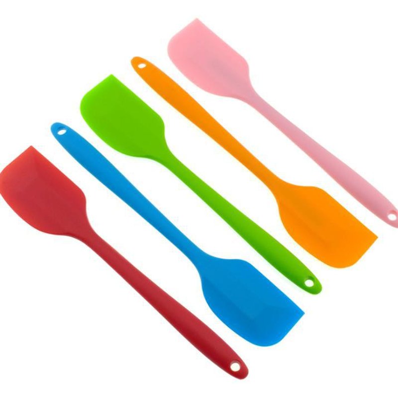 Kitchen large silicone scraper butter spatula mixing spatula baking integrated scraper cake scraper tool