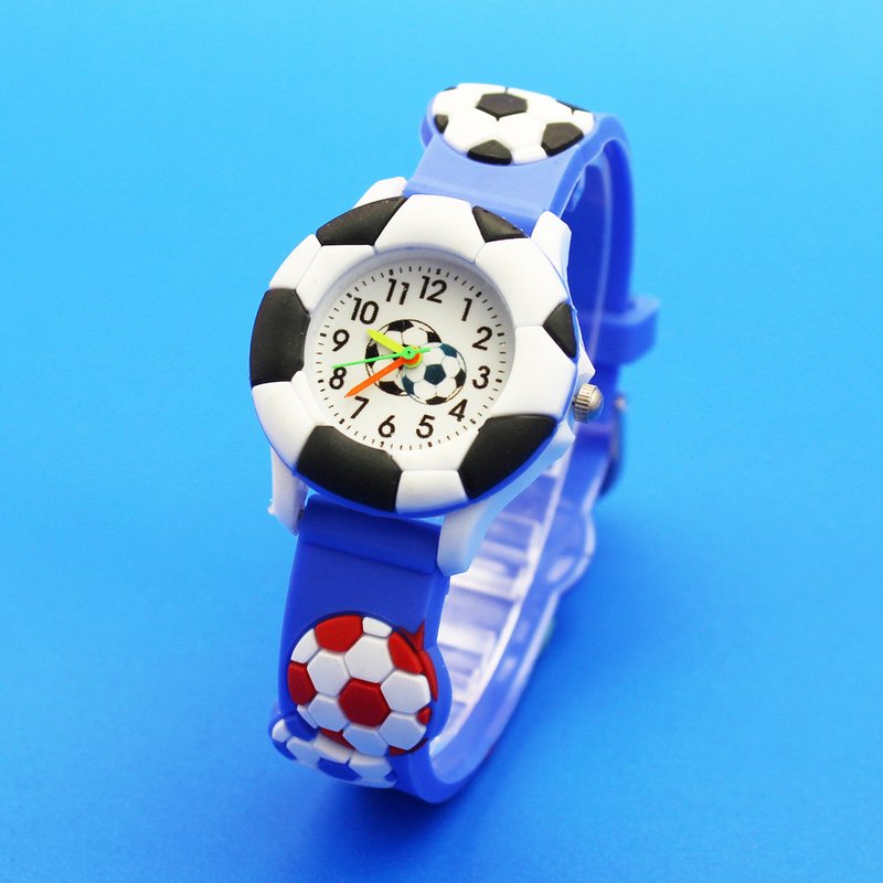 Children's Cute Football Watch Basketball Silicone Watch Cartoon Watch