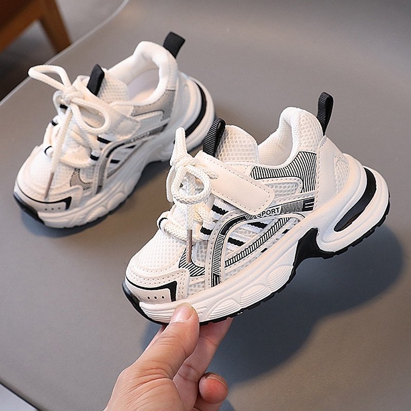 SHLIANG Baby Boys Shoes Kids Casual Sneakers Running Sports Shoes Spring Autumn Toddlers Boys Girls Shoes Fashion Soft for School S081B