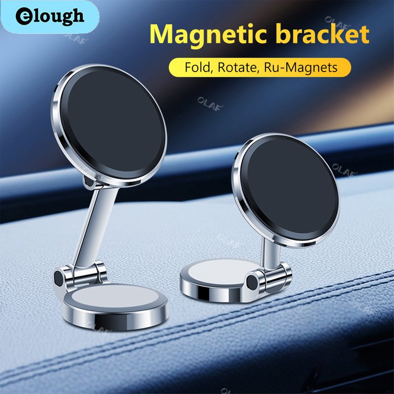 car phone Magnetic holder 360 rotary foldable universal phone holder GPS car support iPhone Xiaomi Samsung