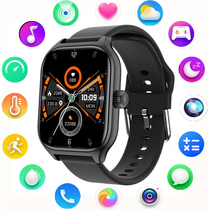 Cross Border Private Model H16 Smartwatch Smart Watch Heart Rate Blood Pressure Exercise Health GT40 Sports Watch