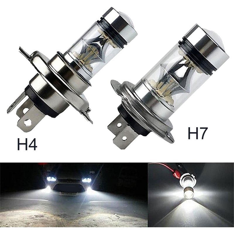 Fuzhongfu Car Light Bright Strong Penetrability Aluminum Alloy 12V Halogen Bulb Driving Headlight Vehicle Supplies